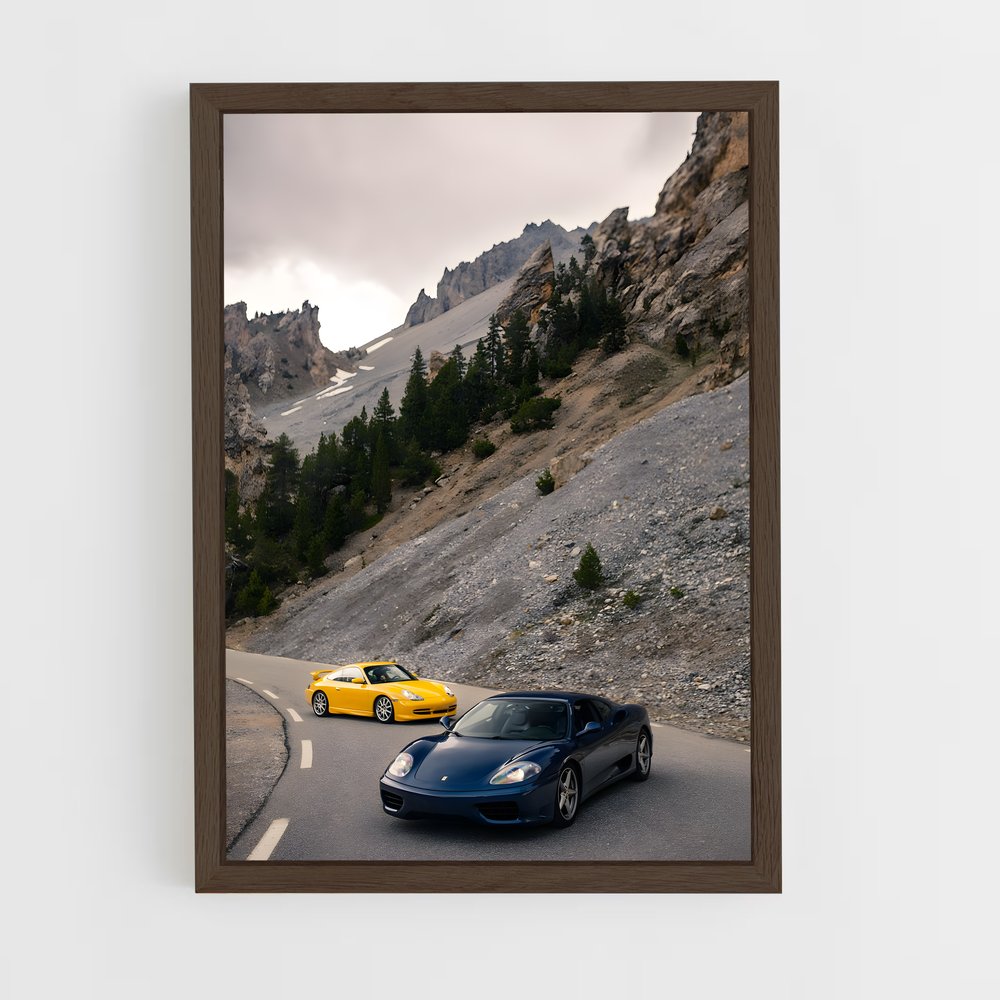 Poster Route des Revêes – affiche Porsche (vue 5)
